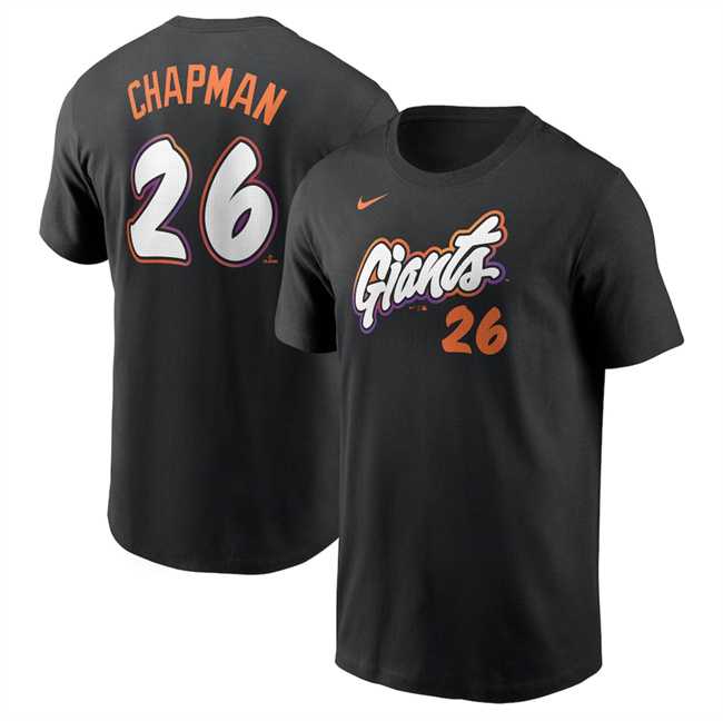 Men's San Francisco Giants #26 Matt Chapman Anthracite 2025 City Connect Fuse Name & Number T-Shirt,We sell and wholesale Men's San Francisco Giants #26 Matt Chapman Anthracite 2025 City Connect Fuse Name & Number T-Shirt on line form chian!